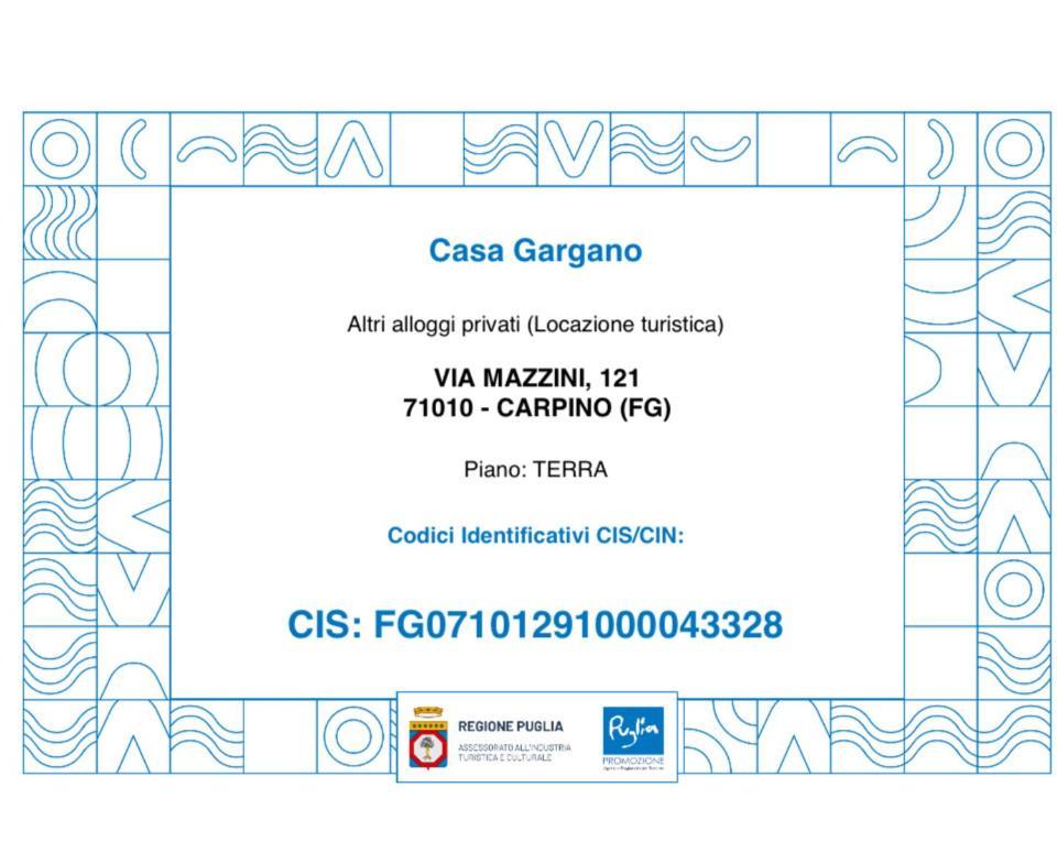 Casa Vacanza Gargano Carpino Εξωτερικό φωτογραφία